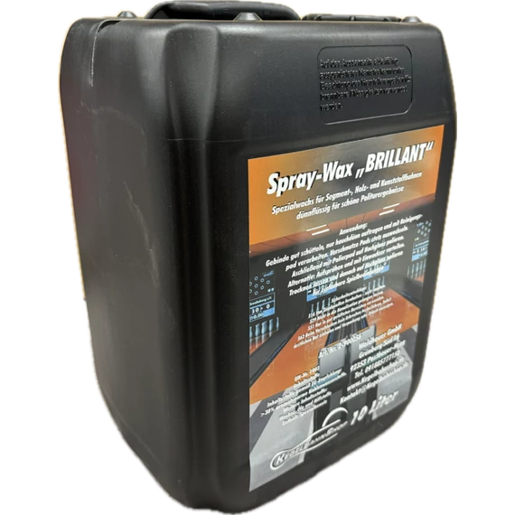 Tekepálya wax BRILLANT, 10 liter, német, világcsúcshoz